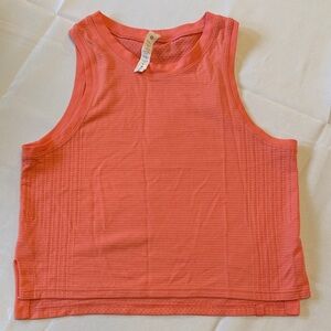 Coral Lululemon tank top size 2